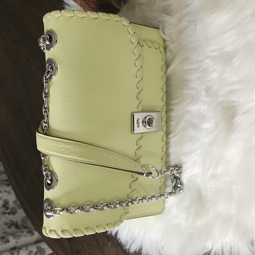 NWT. Coach Lane whipstitch shoulder bag and accessories - Picture 8 of 16